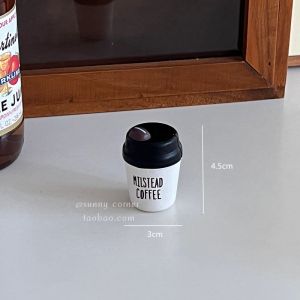 Creative Retro Wood Coffee Cup Note Clip Memo Pad Holder Decoration Desktop Good-looking Vertical Card Holder Photo Folder
