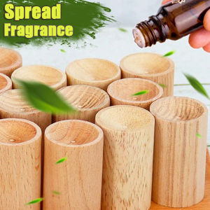 Mini Wooden Essential Oil Diffuser Wood Aroma Fragrance Oil Aromatherapy Diffuser for Home Office Car Bedroom Living Room