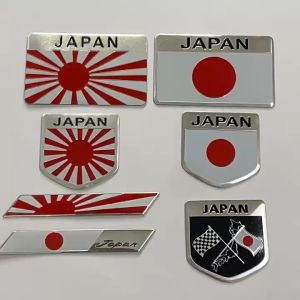 Japan Flag Logo Emblem Alloy Badge Sticker Easy Installation for Cars & Motor Decoration Sticker Self Adhesive Tape Car Styling 3D Metal Japanese Flag Emblem Badge Logo Japan Sticker Decal for Toyota C-HR JDM Prius Verso CHR Yaris Avensis