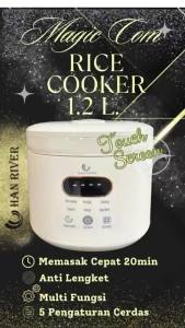 HAN RIVER Multifungsi Rice Cooker bisa tetap hangat / 1.2L magiccom Portable rice cooker 400W/wattrendah /Student VersionTravel version Rice Cooker