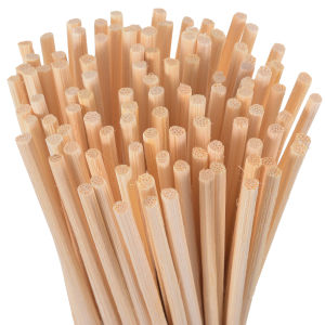 100PCS Reed Diffuser Sticks 3mm * 7.87 Inch(20cm) Fiber Sticks Essential Oil Aroma Diffuser Sticks Refill Replacement for Aroma Fragrance(Natural Color)
