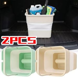 Foldable Multifunctional Car Trash Can Portable Waterproof Storage Box Auto Garbage Bin Universal Vehicle Organizer Accessory