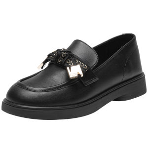 DUSTO | New Autumn Ladies Loafers with Bowknot Easy-to-Wear Soft Sole Black