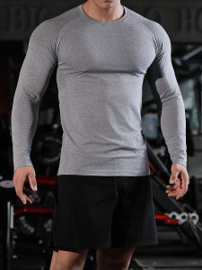 MuscleFaith | Elastic Quick-Dry Slim Fit Training Long Sleeve T-Shirt