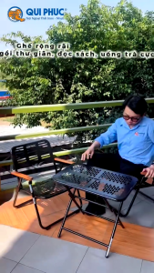 Ghế cà phê Beto CNC Win QUI PHÚC gấp gọn tiện lợi dễ dàng di chuyển khung thép chắc chắn chịu lực tốt