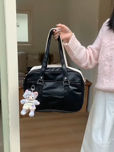 TOP WOMEN PH Japanese style bag PU womens bag messenger handbag student class commuter School shoulder bag