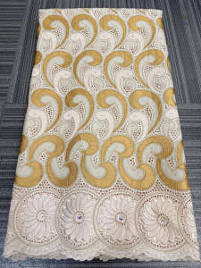 Swiss Voile Lace Embroidered Austria 100% Cotton 2026 Dubai African Lace Fabric High Quality Swiss Lace Fabric For Dress M732-1