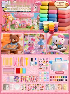 Child-friendly Odorless Air-Dry Clay Crafting DIY Toy