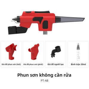 DSPIAE PT-AB Bộ Airbrush Không Cần Rửa Với Giá Đỡ Bút Đánh Dấu Để Thay Đổi Màu Sắc Nhanh Chóng Mô Hình Tỷ Lệ Tranh Người Chơi Mô Hình DIY Thủ Công Dụng Cụ Cầm Tay