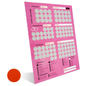 100 Things on Date Night Couple Dating Scratch Off Poster Valentines Day Scratch Off Poster Funny Love Game Scratch Off Poster