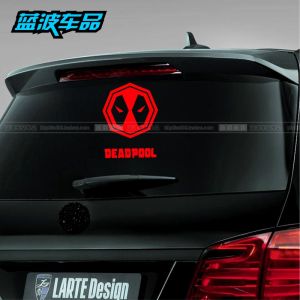 Deadpool Automobile Sticker Marvel Characters Deadpool Decorative Stickers Latte Art Modified Car Window Door Fun Trendy