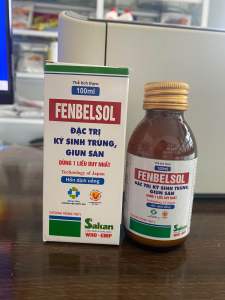 FENBELSOL (100ml) sakan tẩy giun sán cho gia súc và gia cầm dạng nước
