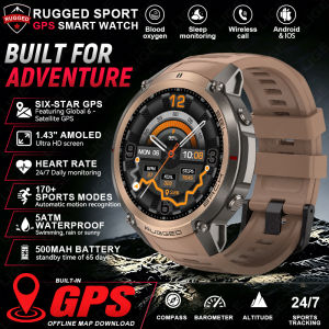 LIGE | 2026 GPS Smart Watch Men 5ATM Waterproof 170+ Sports Offline Map Compass Altimeter AMOLED Bluetooth Call Outdoor Smartwatch Man