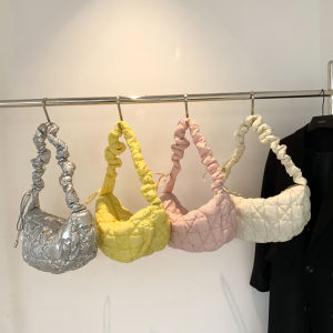 【Fashion Park】{New}🌺Carlyn soft bag female casual lightweight hobo bag Korean cloud hanging bag Women Dumpling Shoulder Bag Crossbody Bag Sling Bag