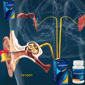 Akouphon 3 Botol Herbal Untuk Memelihara Kesehatan Telinga Dan Fungsi Pendengaran Yang Baik Dengan Formulasi Bahan Alami Dari Herbal