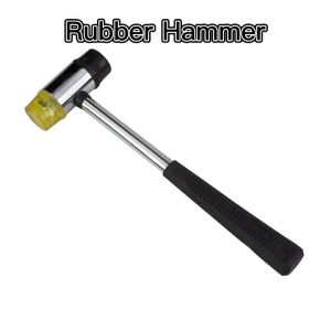 Double-Sided Rubber Mallet Hammer Multi-Function Installation Hammer for Ceramic Tile Furniture Assembly 1Pcs