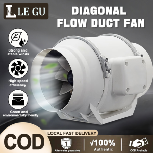 Duct Exhaust Fan 4/ 5/ 6/ 8 Inch High Suction Power Inline Duct Booster Fan 220V Industrial Vent Silent Fan2600 Speed Strong Ventilation Fan Kitchen Range Hood Bathroom Exhaust Fan - Lazada