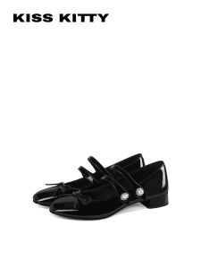 Vintage Ballet Mary Jane Shoes Comfortable Low Heel