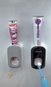 Kệ Dán Tường Bóp Kem Đánh Răng Ecoco Chất Liệu Cao Cấp (Tặng kèm miếng dán)