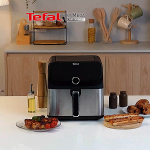 TEFAL หม้อทอดไร้น้ำมัน ระบบดิจิทัล ขนาด 7.5 ลิตร รุ่น EY855D68 สีดำ