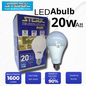 LAMPU LED 20W STERK A BULB BASIC 6500K PUTIH