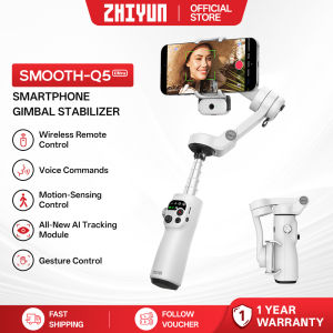 【New】ZHIYUN Smooth Q5 Ultra - Gimbal Stabilizer For Phone 3 Axis Phone Gimbal Tripod Selfie Stick