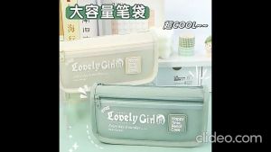 Ins Large Capacity/Simple/Primary/Secondary School Student Pencil Case/Good-looking Transparent Pencil Bag