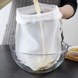 Ultra-Dense Fruit Soy Milk Filter Net Kitchen Vegetable Juicer Filter Bag Wine Oil Separation Cheesecloth Strainer Kitchen Tool