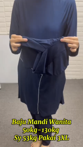 🇲🇾Plus Size UV Protect Wanita Swimsuit Swimming Suit Beach Surf Snorkeling Baju Berenang Muslimah