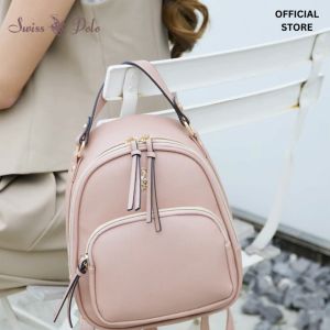 SWISS POLO Ladies PU Leather Detachable Strap Mini Backpack - Multi Colour HGZ 7850