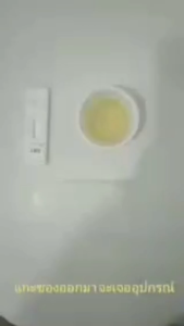 ที่ตรวจปัสสาวะหาสารกัญชา thc เครื่องมือตรวจวัดค่าปัสสาวะ (แพ็ค 1 ชุด) clungene kgd.thailand