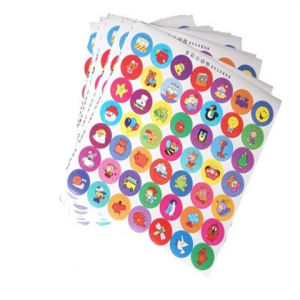 Kindergarten Reward Stickers Kids Reward Sticker Children Stickers Colorful Small Animal Adhesive Stickers