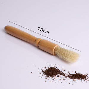 แปรงทําความสะอาดโต๊ะร้านกาแฟพร้อมพลั่วสําหรับเครื่องชงกาแฟเอสเพรสโซและเครื่องบดถั่ว ใช้ได้ทั้งแห้งและเปียก เหมาะสําหรับการถูโต๊ะกาแฟ