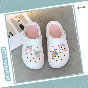 QDshop พร้อมส่ง รองเท้าหัวโตแฟชั่น -รองเท้าหัวโตน่ารักๆมาพร้อมสีพาสเทลสุดน่ารักและตัวติดลายการ์ตูนสุดคิ้วท์ งานดีย์ ใครได้ไปไม่ผิดหวังจ้า