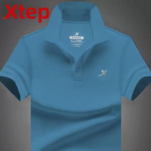 XTEP | Turn-Down Collar Breathable Ice Silk Polo Shirt