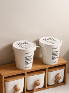 Simplified Ceramic Seasoning Jar Kitchen Use Single Seasoning Bottle Spice Container Salt Pot Non-Electric Kitchen Storage