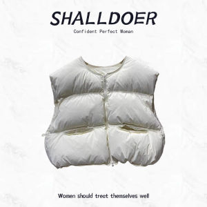 Shalldoer | Warm Fashionable Loose Womens Down Cotton Vest