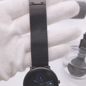 Jam Tangan Pria CRRJU Casual Quartz Analog Mewah Anti Air + Strap Mesh Stainless Steel Jam Tangan Cowok