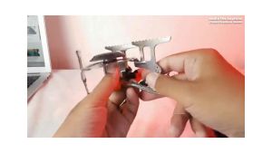 FAST DELIVERY Kompor Gas Mini Lipat Portabel Kemah Camping Mendaki Gunung Stove 14.5cm