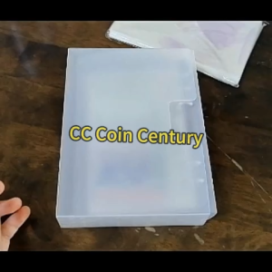 Album Koleksi Wang Kertas Portable Collection Binder Album With Cover 100pocket Clear bag -Stationery