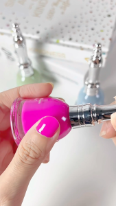 FLOWERORA (โทนซัมเมอร์) สีทาเล็บกึ่งเจล ไม่ต้องอบ ไม่มีกลิ่นฉุน ทาในห้องแอร์ได้