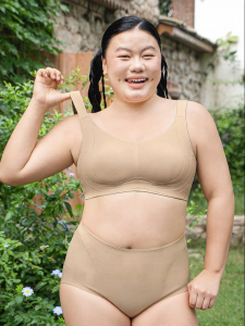 Seamless Invisible Cool Cup Lightweight Soft Support Bra Large Size