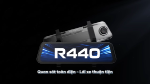 Camera Hành Trình Gắn Gương Vietmap R440 Ghi Hình 4K Cảnh Báo Thông Minh Hỗ Trợ Camera Lùi Xe