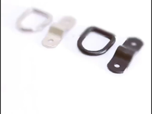 2Pcs D Shape Truck Lashing Ring Trailer Cargo Tie Down Ring Boat Horsebox Fixing D-Ring Hook