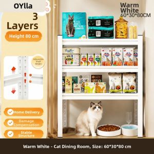 OYIla | Cat Food Storage Rack Toy Organizer