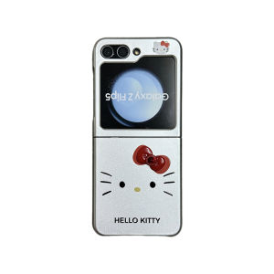 Creative Kitty Cat Wristband Phone Case for Samsung ZFlip7 Foldable Screen Full Cover Electroplated Protection Shell ZFlip4 Anti-Fall