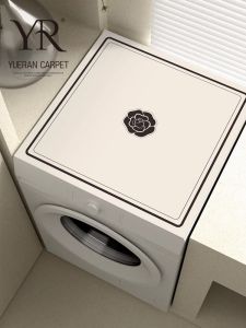 Vải Phủ Bảo Vệ Máy Giặt Kiểu Pháp Đơn Giản Hiện Đại Vải Chống Bụi Vải Chống Thấm Nước Vải Chống Tia UV Vải Bảo Vệ