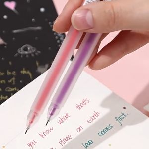 Colorful Gel Pen/Pulpen gel 12 warna/DIY Color Gel Pen Pulpen Gel 12 Warna Cerah Needle Tip 0.5mm