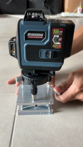 MASARU เครื่องวัดระดับเลเซอร์เส้นเขียว รุ่น SMLG-300/305 เลเซอร์วัดระดับ 12 16 เส้น สำหรับงานติดตั้งระดับพื้น ฝ้า ผนัง งานก่อสร้าง ใช้งานกลางแจ้งได้