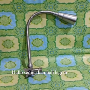Kran Angsa Flexible Model Terompet Merk GZR S1 - 205 SS Silver